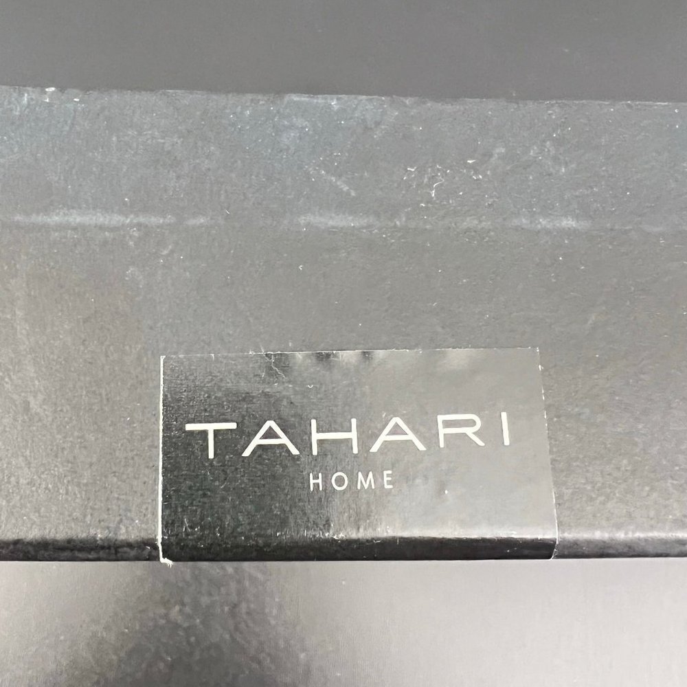 Tahari Home Jeweled  Rhinestone Silver Napkin Holders - Picture 6 of 6